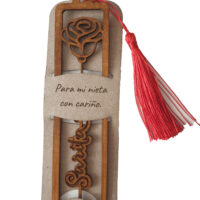 Marcapáginas personalizables de madera