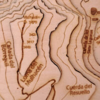Mapa Sierra Nevada