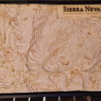 Mapa Sierra Nevada